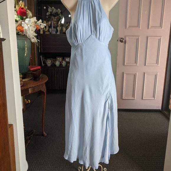 NWT SCARF NECK BACKLESS DRESS  SIZE 10 - Picture 3 of 12